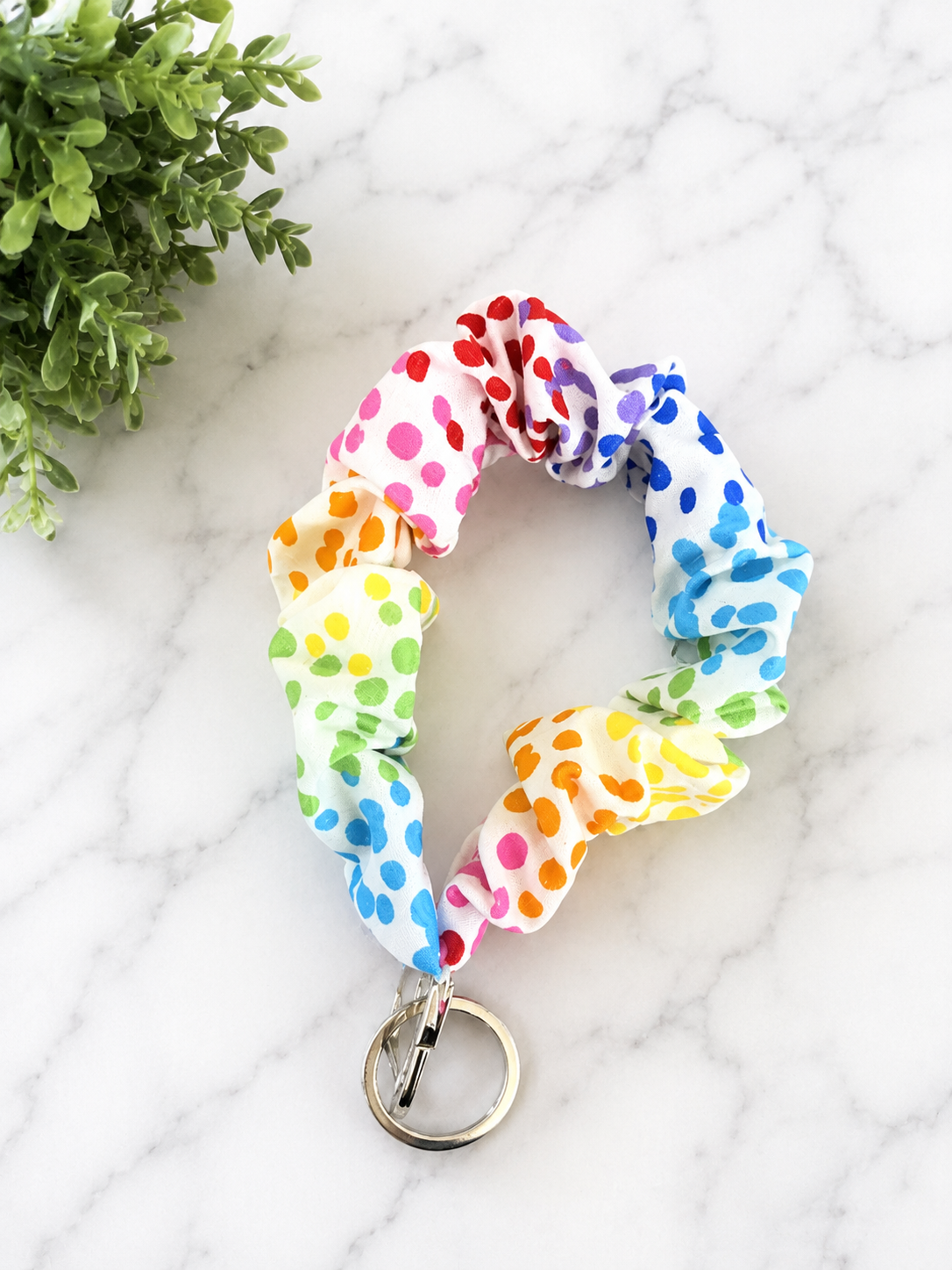 Scrunchie Wristlet Keychain